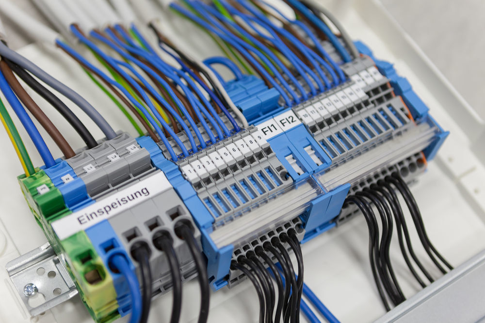 Sicherungskasten und Photovoltaik-Technik